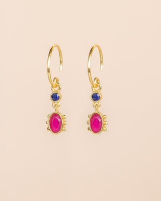 Muja Juma Oorknoppen Cicada ruby oval