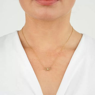 Bijoutheek Collier Strikje Dots