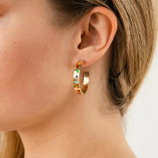 Bijoutheek Oorknoppen Hartjes Ring