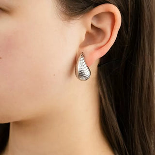 Bijoutheek Oorknoppen Drop Strepen