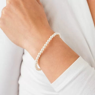 Bijoutheek Armband (Sieraad) Witte Parels