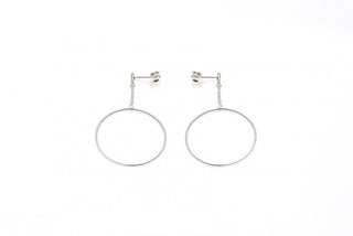 Karma-pull-through-earring-m1315-hoop-studs Rosé