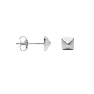 Koop silver Karma Symbols earring Square