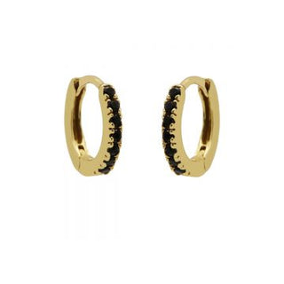 Karma Ohrringe Strass Gold