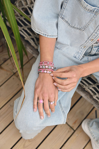 Qoss Damenarmband Milo – natur (17-19CM)