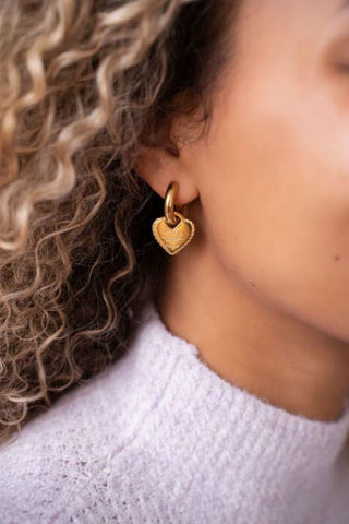 My Jewellery Candy oorringen met grote harten