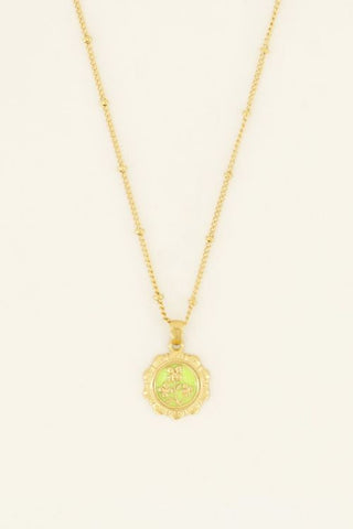 My Jewellery Casa fiore ketting met gouden bloemen hanger