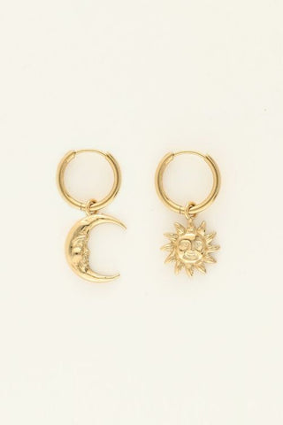 My Jewellery Klobige Ohrringe mit Miniblumen