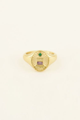 Koop green My Jewelery Casa fiore ring Ciao Bella
