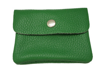Kopen groen Bijoutheek Italiaanse leren dames portemonnee