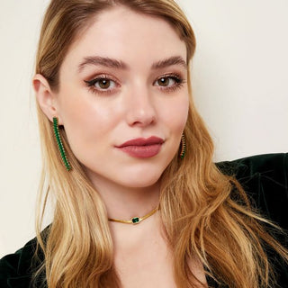 Yehwang Earring studs square stones