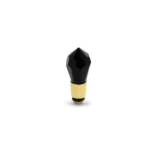 Melano Twisted Facet Drop stone (22MM)