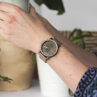 Oozoo Herrenuhr-C10685 Rosé/Dunkelgrau (45 mm)