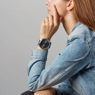 Oozoo Heren Horloge-C1010 grijs (51mm)