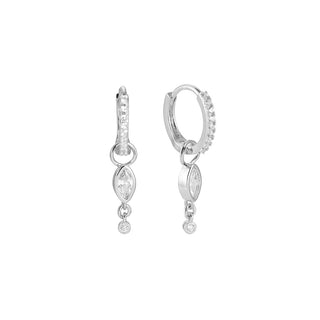 Dottilove Oorhangers ovaal steen