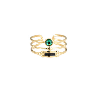 Kopen groen Dottilove Ring (Sieraad) Triple