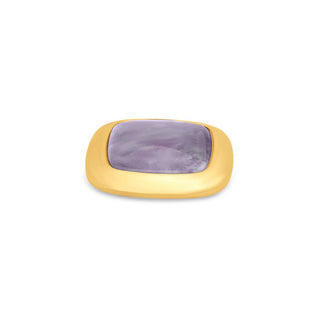 Koop purple Melano Kosmic Gem Square Large stone Gold (22MM)