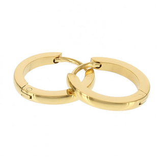Kaufen gold Kalli Edelstahl-Ohrring glänzend rund 1831 (16mm)