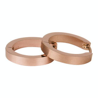 Kalli Ohrringe Edelstahl Matt 1858 (18mm)
