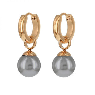 Kalli edelstalen Oorbel Parel (13MM)