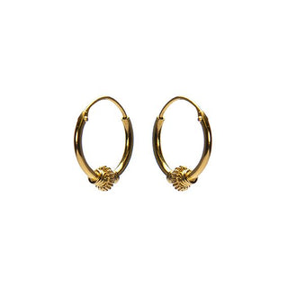 Karma Bali Creolen Gold (12MM)