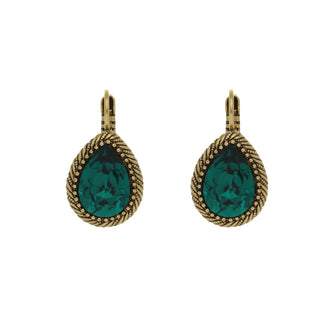 Kopen emerald Camps & Camps oorbel Goud 1D566