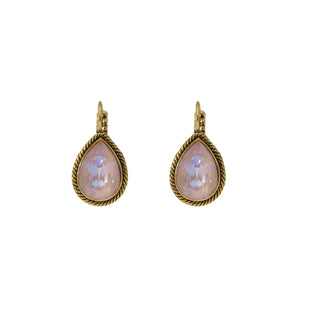Kopen dusty-roze Camps & Camps oorhangers goud 1d963
