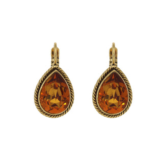 Kopen amber Camps & Camps oorhangers goud 1d963