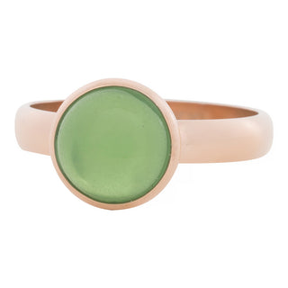 iXXXi invulring Green Steen Rose 4mm