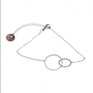 Kaufen silber Go Dutch Label armband Double Circle