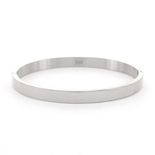 Kopen zilver Kalli bangle basic armband shiny 2034 (18cm)