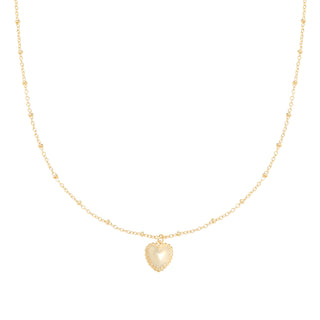 Yehwang Ketting hart groot goud