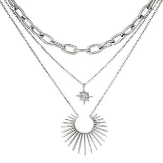 Yehwang Ketting Starry Night Zilver