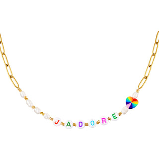 Yehwang Ketting J'Adore Goud