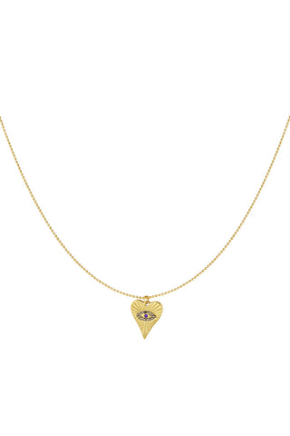 Bijoutheek Necklace Heart Eye
