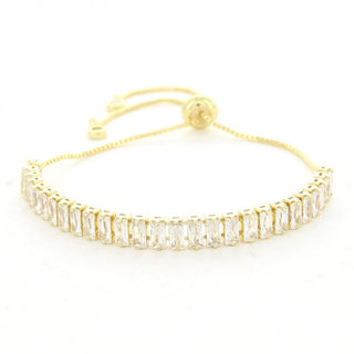 Kalli Bracelet Elongated White Stones 2635 (18cm)