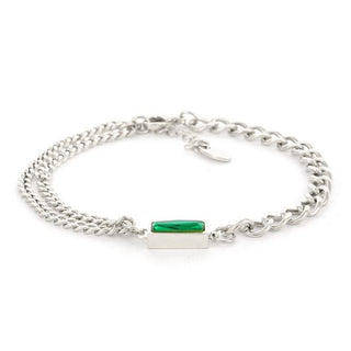 Kalli Kalli Bracelet (Jewelry) Square Stone Green