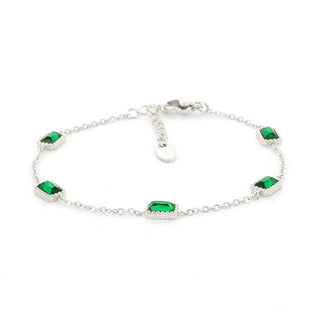 Kalli Kalli Bracelet (Jewelry) 5 Stones Green