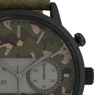 Oozoo Men's Watch-C10068 Army green (51mm)
