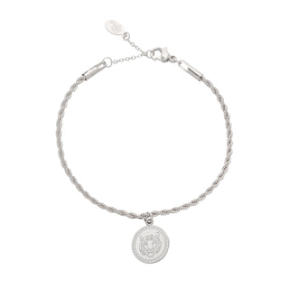Yehwang Armband coin panter zilver