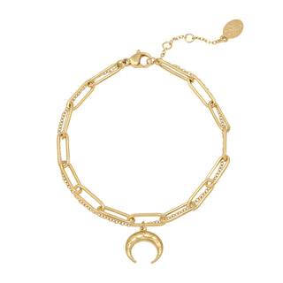 Yehwang Armband schakel tijger tand