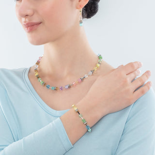 Coeur de Lion Geocube Ketting Iconic Gentle Multicolour