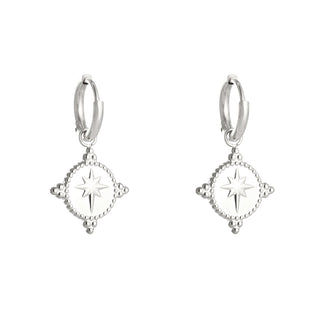 Yehwang Earring morningstar coin silver