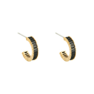Yehwang Ohrringring aus Schwarzgold