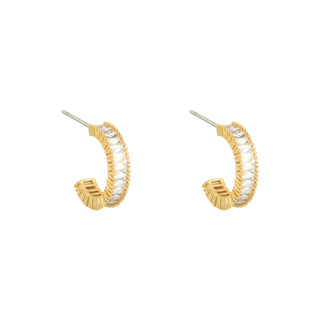 Yehwang Ohrringring Kristallgold