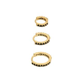 Bijoutheek Ohrringe Zirkonia (10,12,15MM)