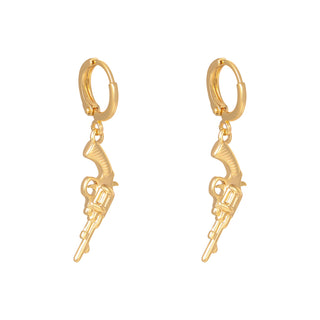 Yehwang earrings pistol gold