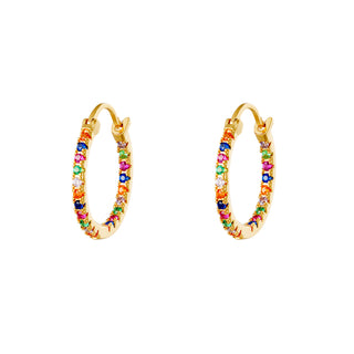 Yehwang Ohrring Creolen Lala Gold/Multi