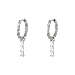 Yehwang Earrings Earring Bamboo Zirconia