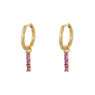 Yehwang Earrings Earring Bamboo Zirconia